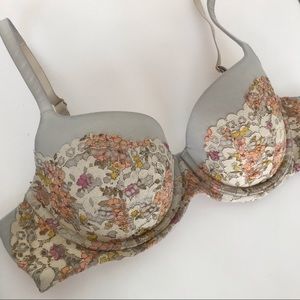 Victoria’s Secret floral lace overlay bra